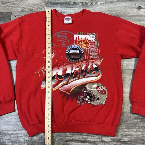 Vintage San Francisco 49ers Hank Williams Jr Crewneck Sweatshirt Size Large - Picture 5 of 8